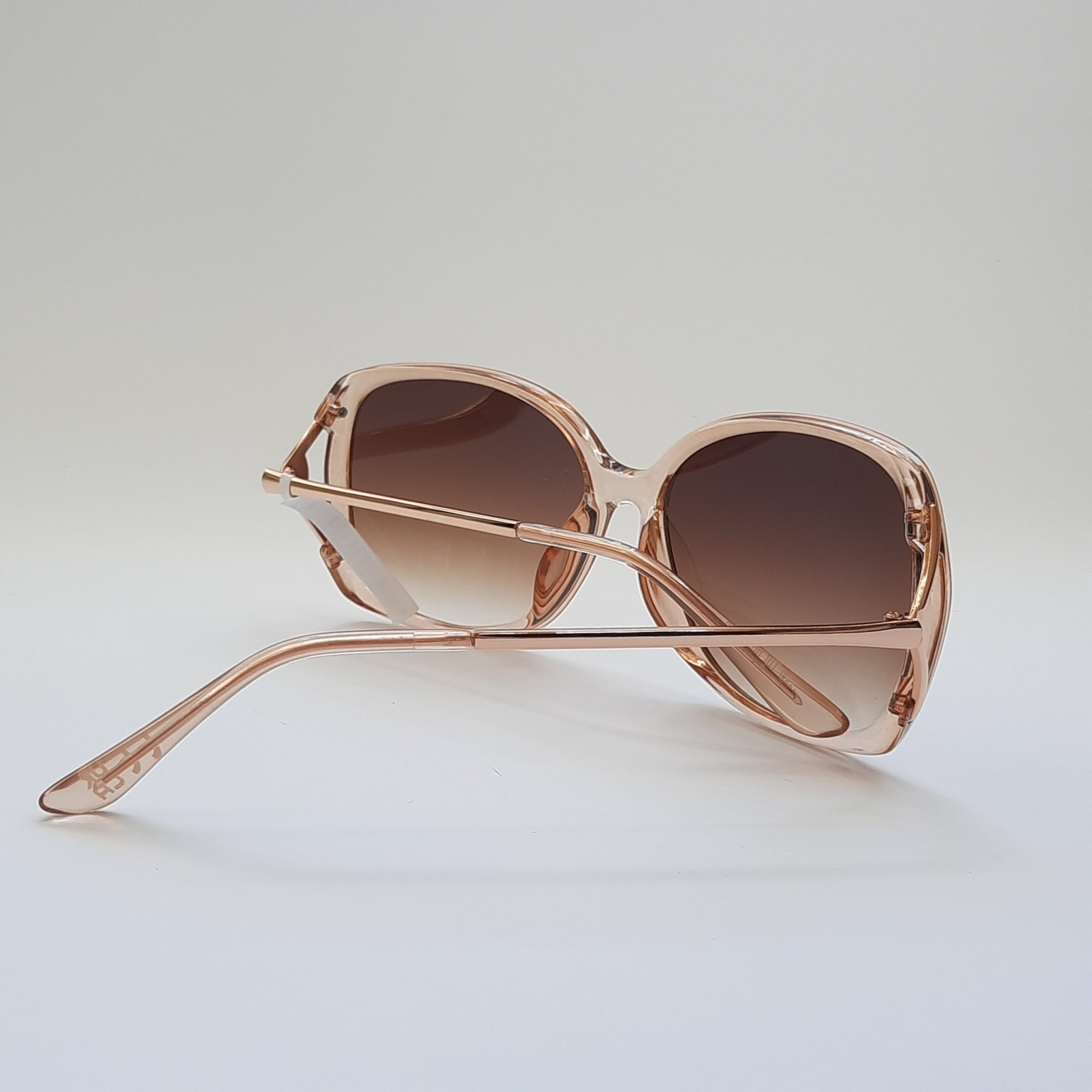 عینک آفتابی زنانه accessories رنگ کالباسی دسته فلزی اصل - Image 3