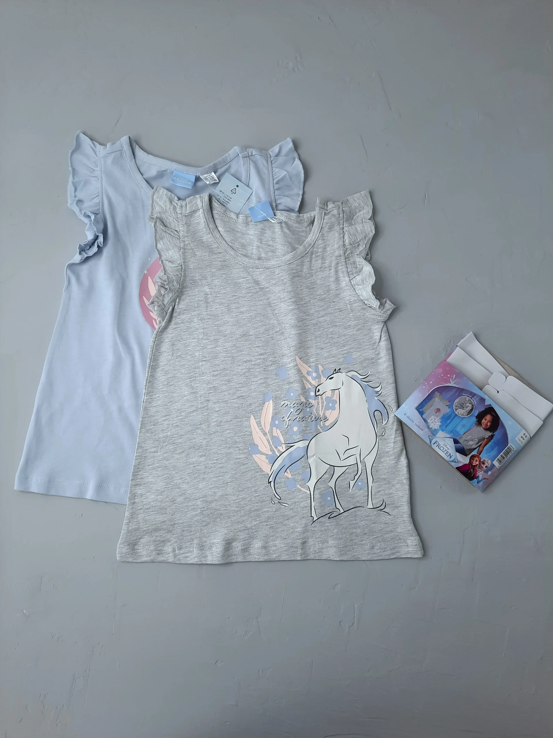 تیشرت نخی دخترانه السااز برند دیزنی DISNEY سایز 4-6سال - Image 2