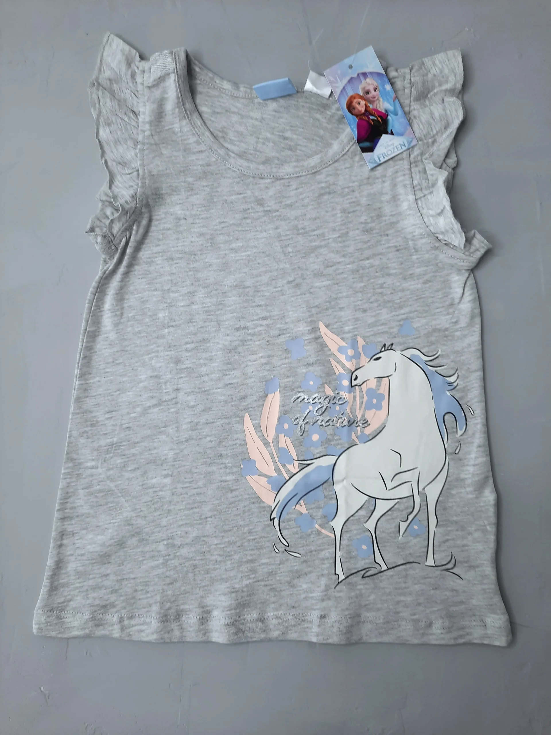 تیشرت نخی دخترانه السااز برند دیزنی DISNEY سایز 4-6سال - Image 5